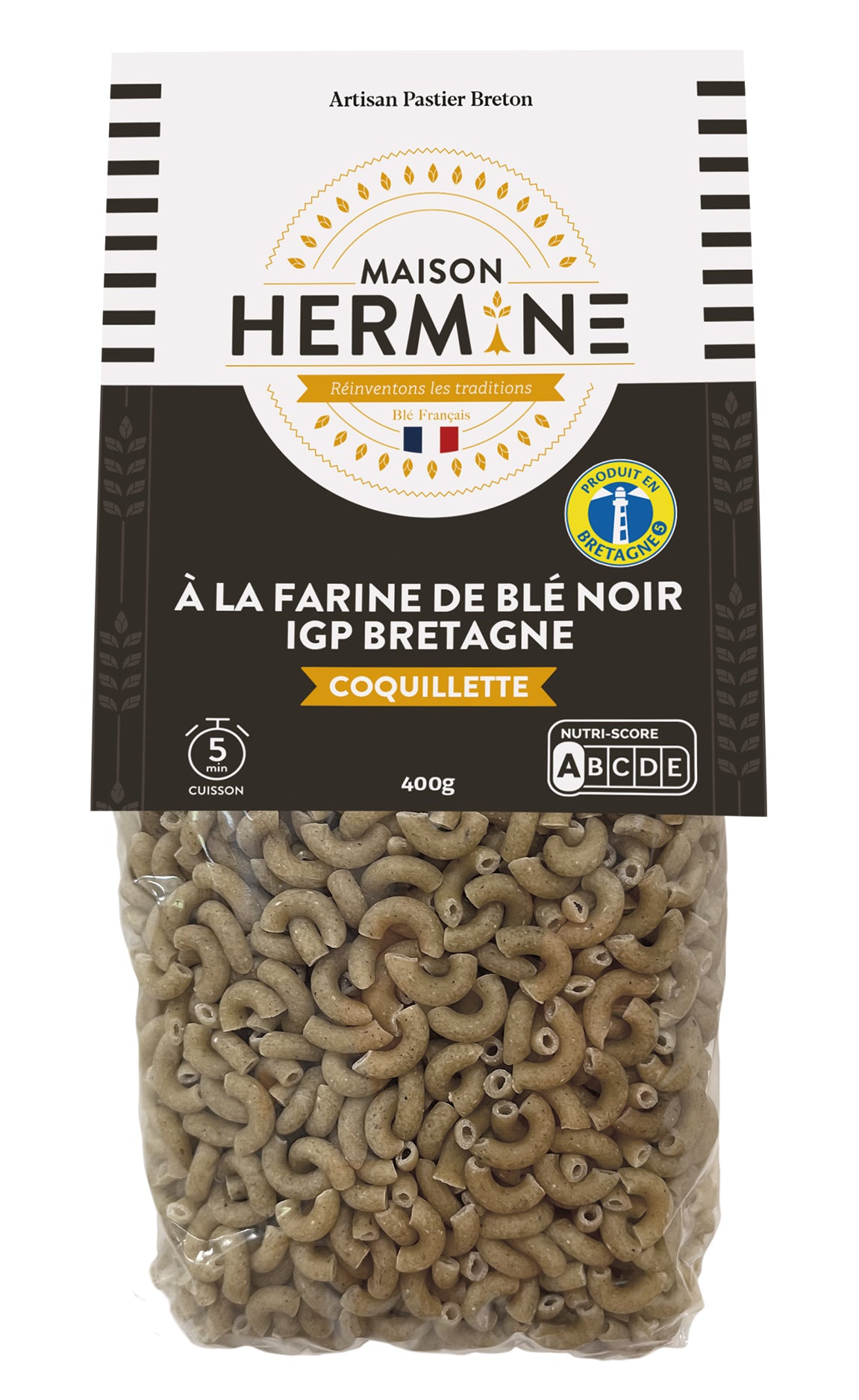 Coquillettes de blé noir IGP Bretagne