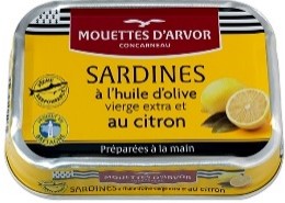 Sardines au Citron et Huile d'olive