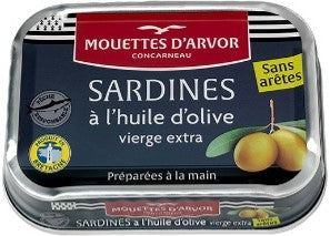 Sardines sans arêtes à l'Huile d'olive