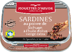 Sardines au Poivre de Sichuan et Huile d'olive