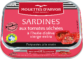 Sardines aux Tomates séchées à l'Huile d'olive