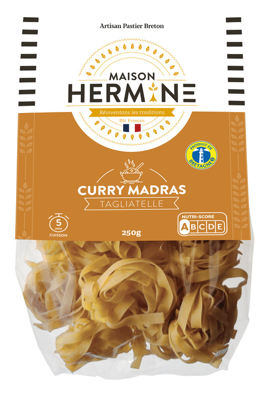 Tagliatelles Curry Madras