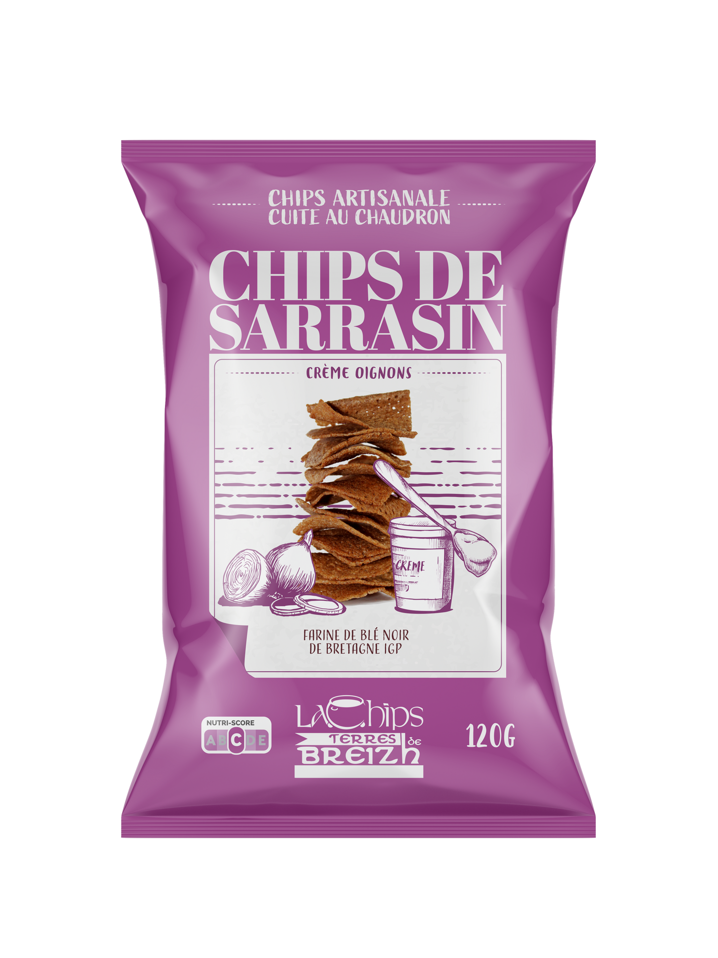 Chips de Sarrasin Crème et Oignons