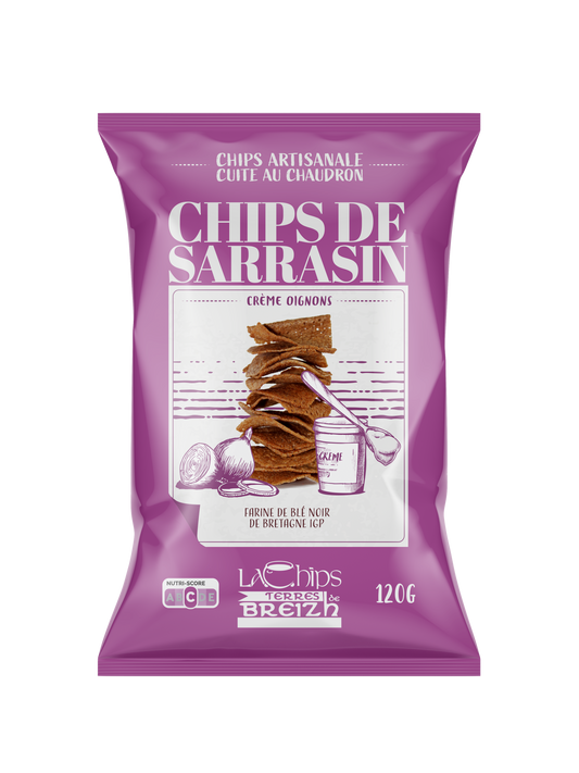 Chips de Sarrasin Crème et Oignons