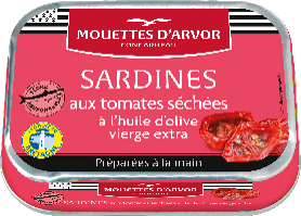Sardines aux Tomates séchées à l'Huile d'olive - HEOL