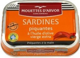 Sardines Piquantes à l'Huile d'olive - HEOL