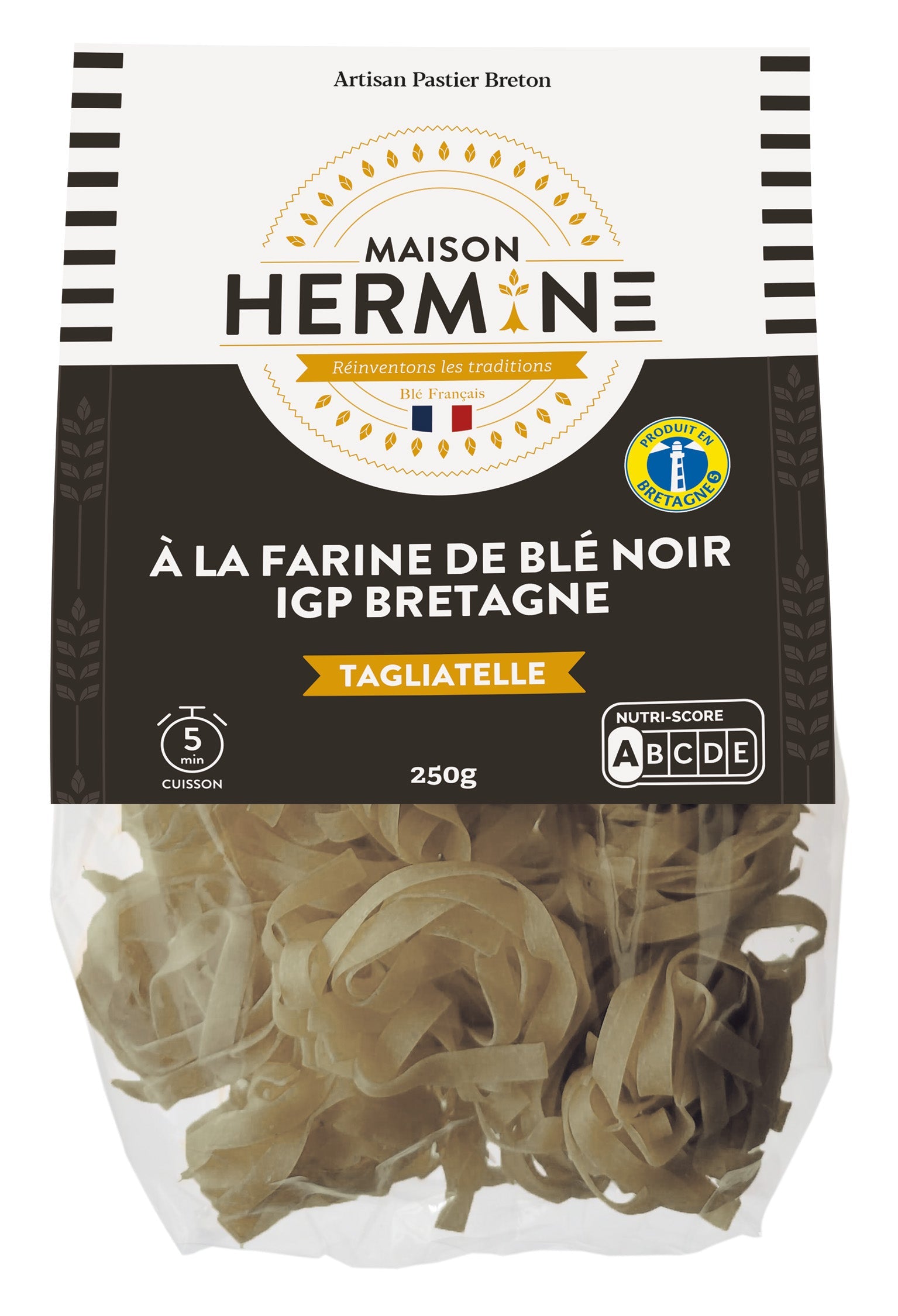 Tagliatelles de blé noir IGP Bretagne - HEOL